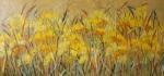 Žluté květiny a trávy ( obraz na přání)